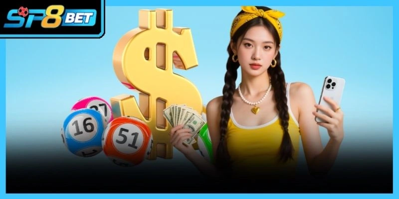 Hệ thống giao diện đặt cược Xổ Số Sp8bet hiển thị vô cùng trực quan